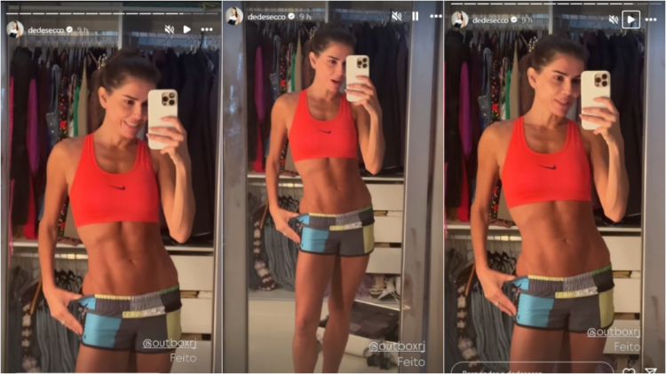 Deborah Secco exibe abdômen tonificado após treino intenso de crossfit deborah-secco-exibe-abdomen-tonificado-apos-treino-intenso-de-crossfit