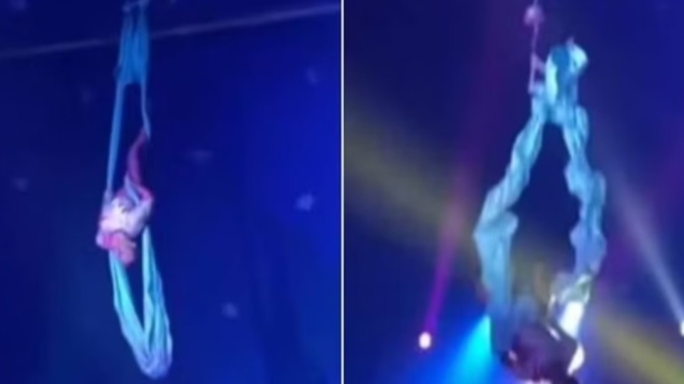 Vídeo: acrobata fica ferido após cair durante show em circo no Ceará video:-acrobata-fica-ferido-apos-cair-durante-show-em-circo-no-ceara