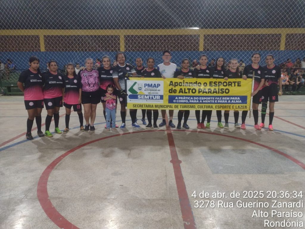 ESPORTE:ALTO PARAISO CAMPEONATO DE FUTSAL MASCULINO E FEMININO RESULTADOS VIDEO
