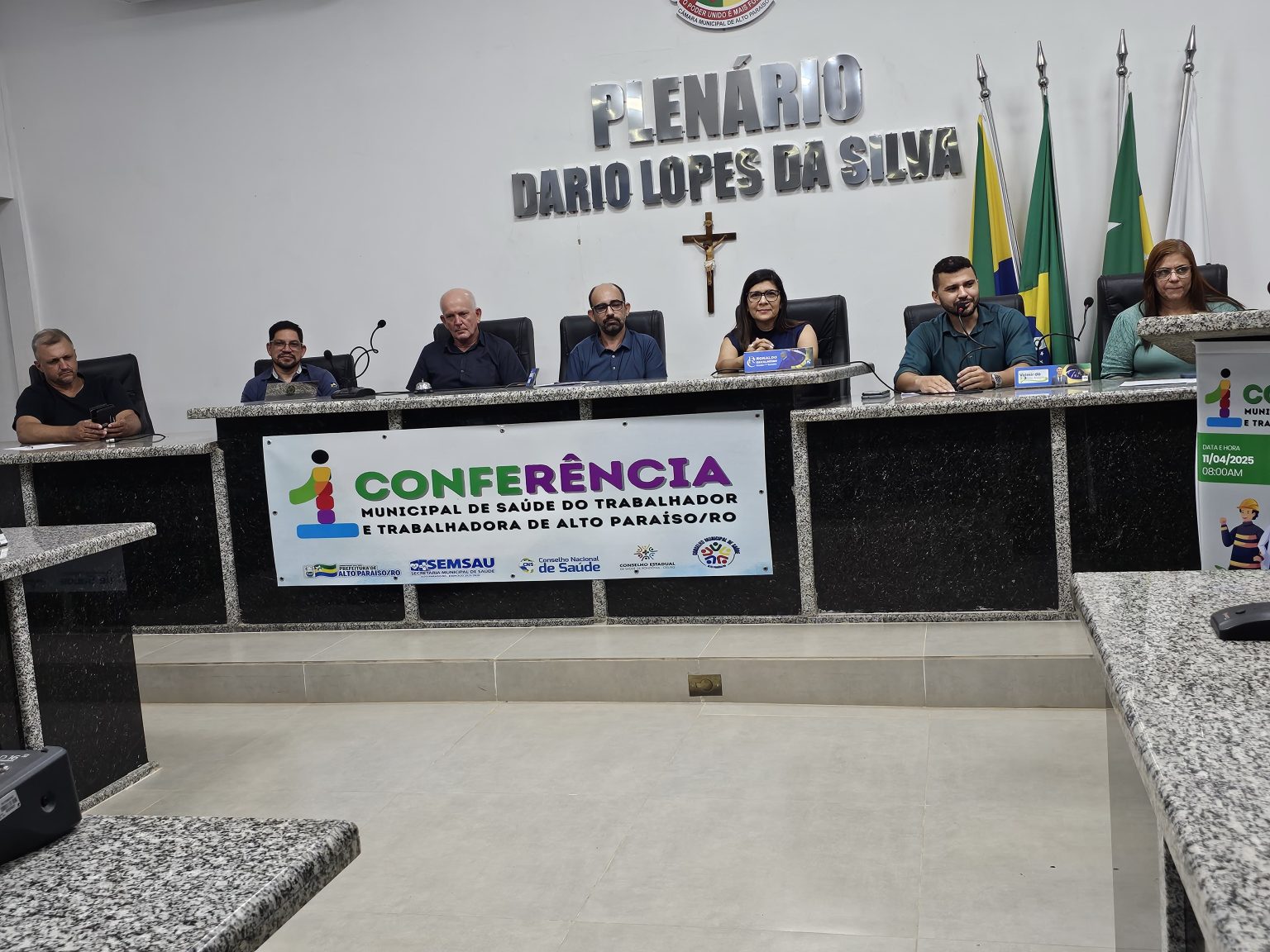 ALTO PARAISO:ABERTURA DA CONFERÊNCIA MUNICIPAL DE SAÚDE DO TRABALHADOR E DA TRABALHADORA.
