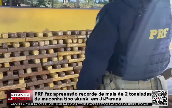 PRF faz apreensão recorde de mais de 2 toneladas de maconha tipo skunk, em Ji Paraná prf-faz-apreensao-recorde-de-mais-de-2-toneladas-de-maconha-tipo-skunk,-em-ji-parana
