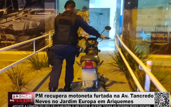 PM recupera motoneta furtada na Av. Tancredo Neves no Jardim Europa em Ariquemes pm-recupera-motoneta-furtada-na-av.-tancredo-neves-no-jardim-europa-em-ariquemes