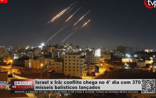 Israel x Irã – Conflito chega no 4° dia com 370 mísseis balísticos lançados israel-x-ira-–-conflito-chega-no-4°-dia-com-370-misseis-balisticos-lancados