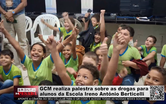 GCM realiza palestra sobre as drogas para alunos da Escola Ireno Antônio Berticelli gcm-realiza-palestra-sobre-as-drogas-para-alunos-da-escola-ireno-antonio-berticelli
