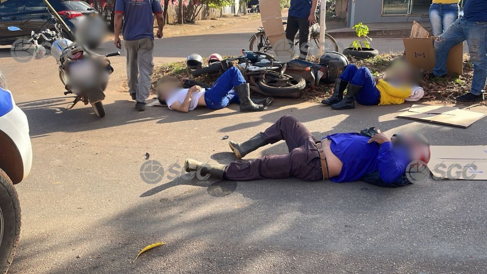 Grave acidente entre motos deixa três feridos na zona Leste de Porto Velho grave-acidente-entre-motos-deixa-tres-feridos-na-zona-leste-de-porto-velho