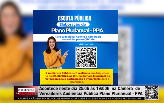 Acontece neste dia 25/06 às 19/00h na Câmera de Vereadores Audiência Pública Plano Plurianual acontece-neste-dia-25/06-as-19/00h-na-camera-de-vereadores-audiencia-publica-plano-plurianual
