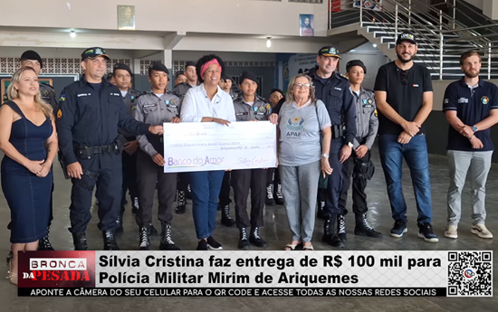 Sílvia Cristina faz entrega de R$ 100 mil para Polícia Militar Mirim de Ariquemes silvia-cristina-faz-entrega-de-r$-100-mil-para-policia-militar-mirim-de-ariquemes