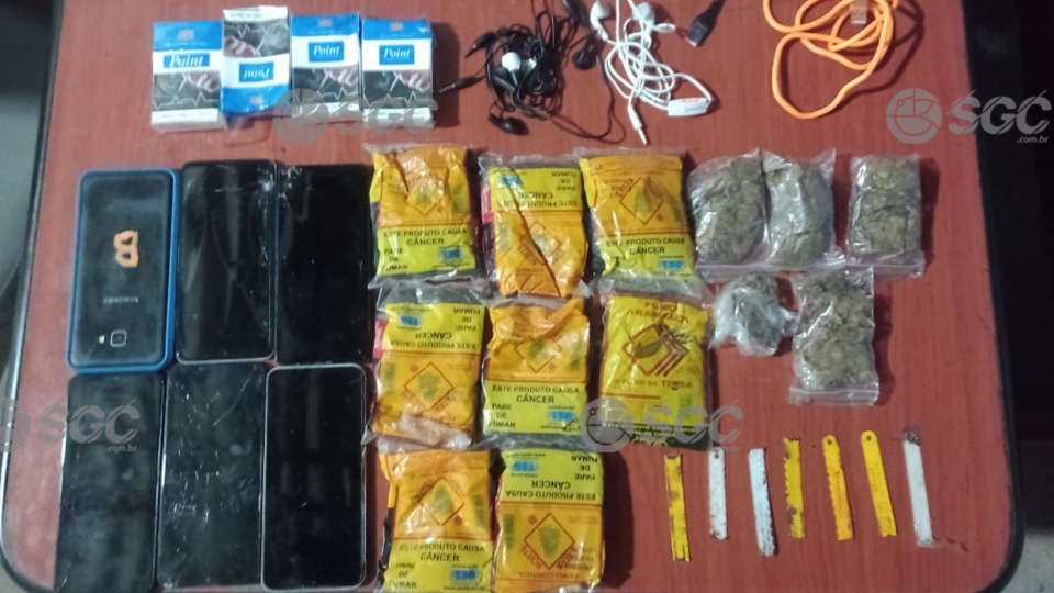 Drogas e celulares são arremessados para dentro de presídio em Porto Velho drogas-e-celulares-sao-arremessados-para-dentro-de-presidio-em-porto-velho