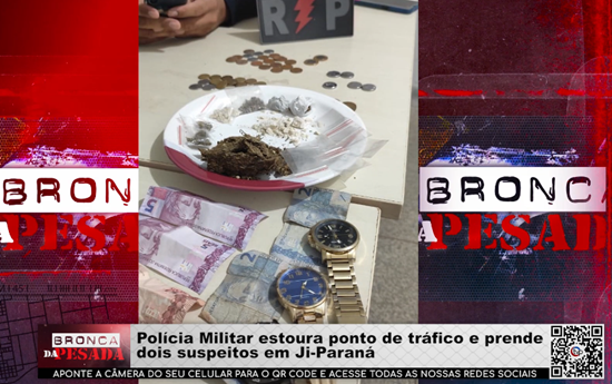Polícia Militar estoura ponto de tráfico e prende dois suspeitos em Ji–Paraná policia-militar-estoura-ponto-de-trafico-e-prende-dois-suspeitos-em-ji–parana