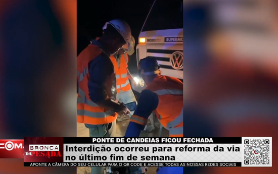 PONTE DE CANDEIAS FICOU FECHADA – Interdição ocorreu para reforma da via no último fim de semana ponte-de-candeias-ficou-fechada-–-interdicao-ocorreu-para-reforma-da-via-no-ultimo-fim-de-semana