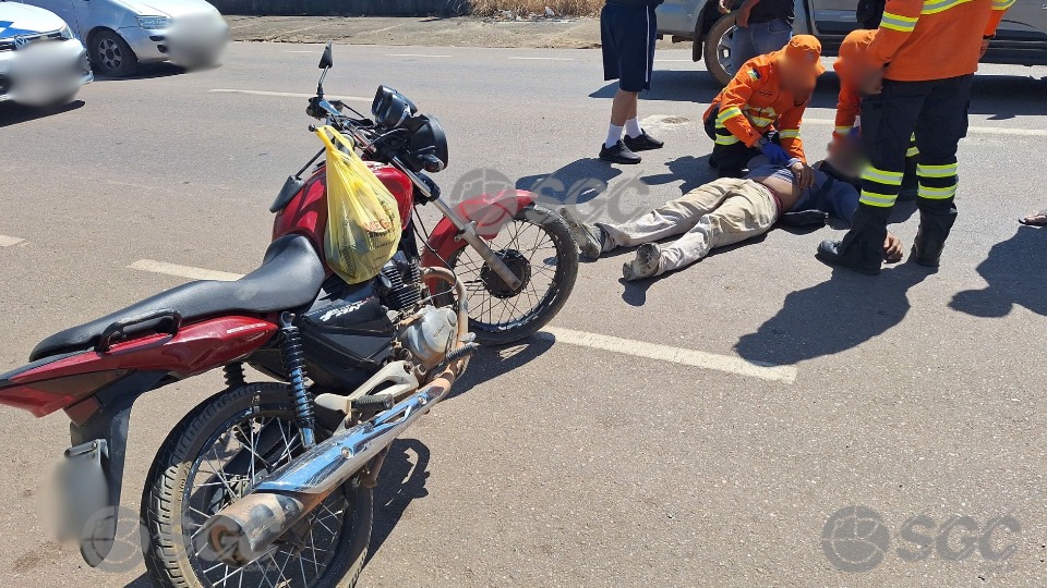 Motociclista fica ferido após colisão com carro na região central de Porto Velho motociclista-fica-ferido-apos-colisao-com-carro-na-regiao-central-de-porto-velho