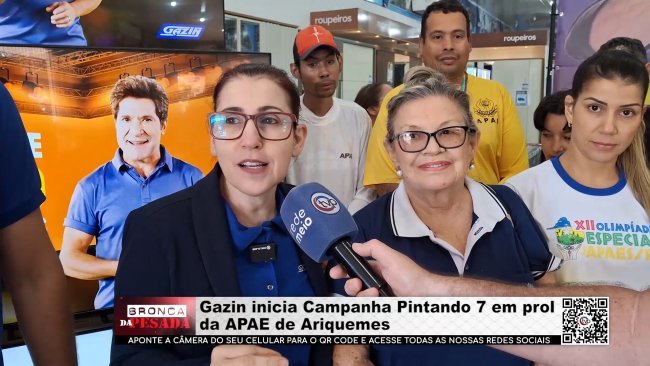 Gazin inicia Campanha Pintando 7 em prol da APAE de Ariquemes gazin-inicia-campanha-pintando-7-em-prol-da-apae-de-ariquemes