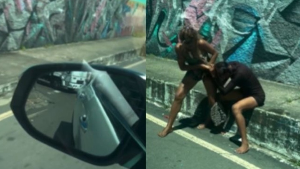 VÍDEO: condutor registra pancadaria entre mulheres em viaduto video:-condutor-registra-pancadaria-entre-mulheres-em-viaduto