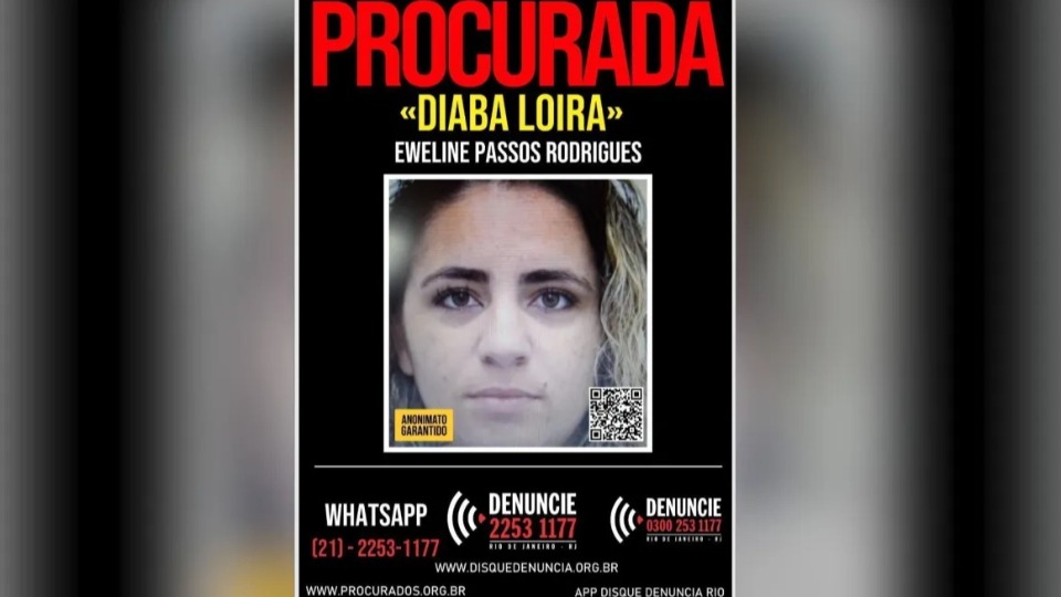 “Diaba Loira”, vítima de violência que virou traficante, é procurada “diaba-loira”,-vitima-de-violencia-que-virou-traficante,-e-procurada