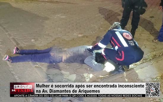Mulher é socorrida após ser encontrada inconsciente na Av Diamantes de Ariquemes mulher-e-socorrida-apos-ser-encontrada-inconsciente-na-av-diamantes-de-ariquemes