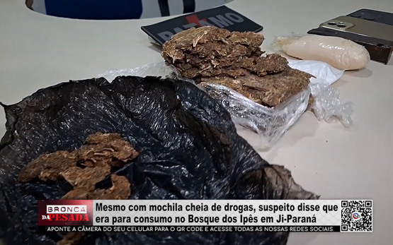 Mesmo com mochila, cheia de drogas suspeito disse que era para consumo em Ji–parana mesmo-com-mochila,-cheia-de-drogas-suspeito-disse-que-era-para-consumo-em-ji–parana