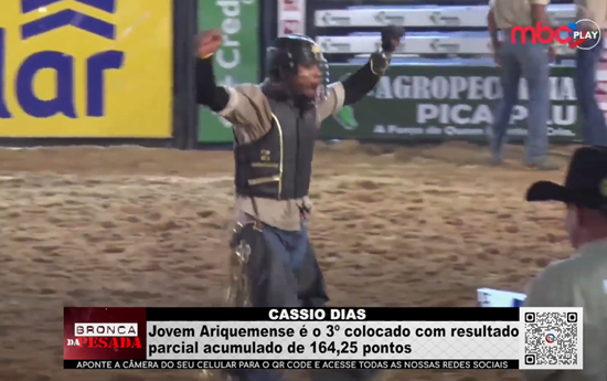 CASSIO DIAS – Jovem Ariquemense é o 3º colocado com resultado parcial acumulado de 164,25 pontos cassio-dias-–-jovem-ariquemense-e-o-3o-colocado-com-resultado-parcial-acumulado-de-164,25-pontos