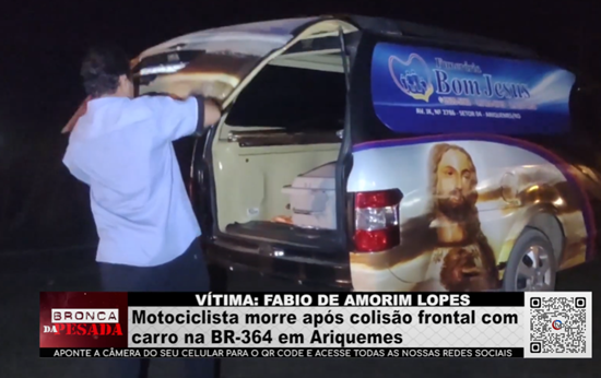 Motociclista morre após colisão frontal com carro na BR 364 em Ariquemes motociclista-morre-apos-colisao-frontal-com-carro-na-br-364-em-ariquemes