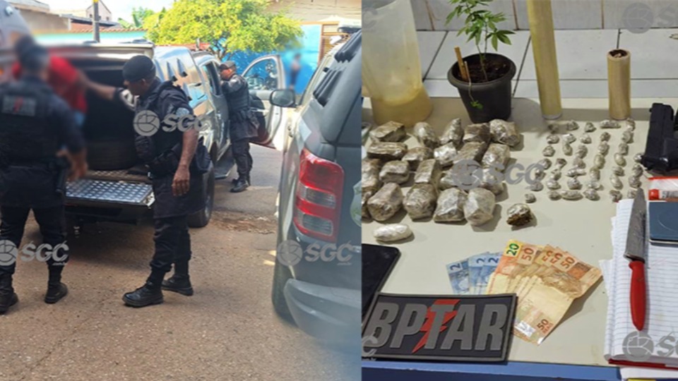 Adolescente é apreendido com drogas, dinheiro e pé de maconha em casa na zona Sul de Porto Velho adolescente-e-apreendido-com-drogas,-dinheiro-e-pe-de-maconha-em-casa-na-zona-sul-de-porto-velho