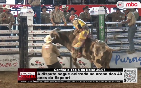 Confira o Top 5 da Noite de 29/07: Disputa Segue Acirrada na Arena dos 40 Anos da Expoari confira-o-top-5-da-noite-de-29/07:-disputa-segue-acirrada-na-arena-dos-40-anos-da-expoari