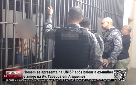 Homem se apresenta na UNISP após balear a ex–mulher e amigo na Av. Tabapuã em Ariquemes homem-se-apresenta-na-unisp-apos-balear-a-ex–mulher-e-amigo-na-av.-tabapua-em-ariquemes