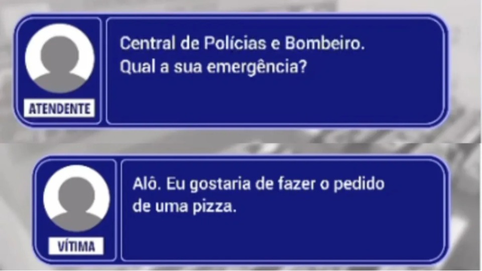 VÍDEO: Mulher finge pedir pizza em ligação com PM para denunciar violência video:-mulher-finge-pedir-pizza-em-ligacao-com-pm-para-denunciar-violencia
