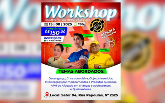 Vem aí o Workshop Primeiros Socorros em Casa no dia 15 08 às 19h em Ariquemes vem-ai-o-workshop-primeiros-socorros-em-casa-no-dia-15-08-as-19h-em-ariquemes