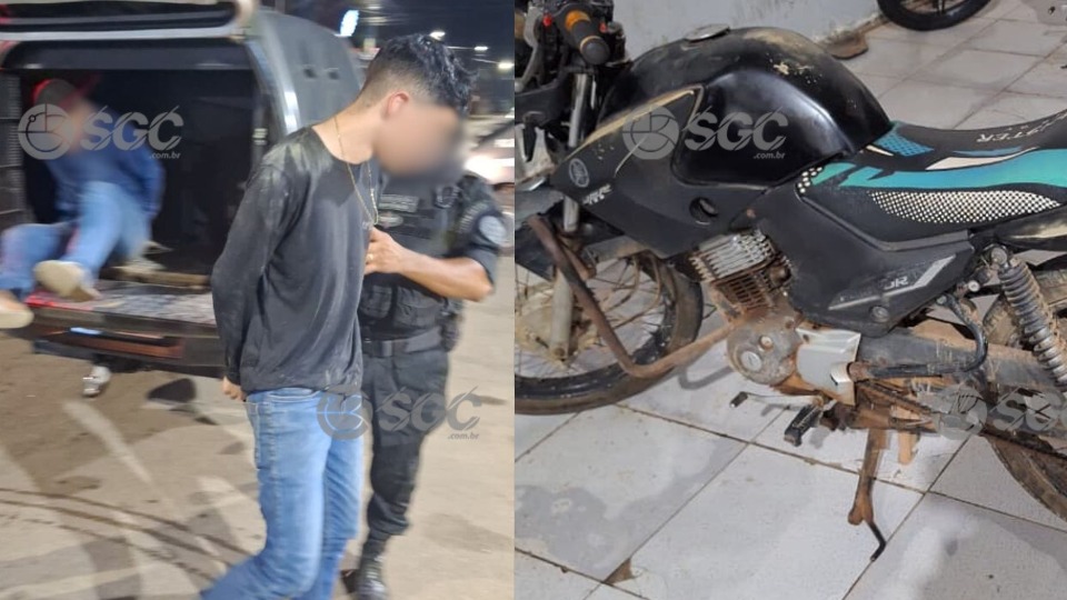 Dois jovens são presos após serem flagrados com motocicleta roubada dois-jovens-sao-presos-apos-serem-flagrados-com-motocicleta-roubada