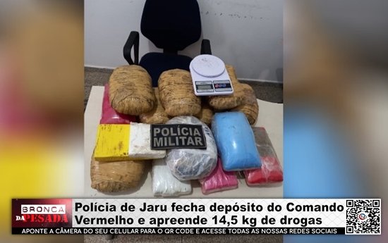 Polícia de Jaru fecha depósito do Comando Vermelho e apreende 14,5 kg de drogas policia-de-jaru-fecha-deposito-do-comando-vermelho-e-apreende-14,5-kg-de-drogas