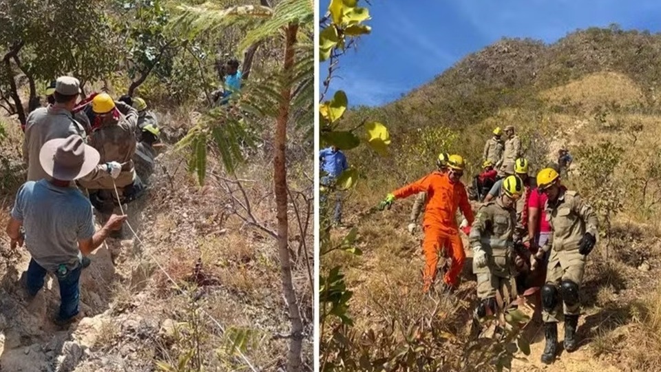 Romeira morre após queda de 50m em ribanceira dentro de santuário romeira-morre-apos-queda-de-50m-em-ribanceira-dentro-de-santuario