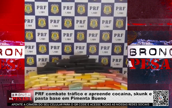 PRF combate tráfico e apreende cocaína, skunk e pasta base em Pimenta Bueno prf-combate-trafico-e-apreende-cocaina,-skunk-e-pasta-base-em-pimenta-bueno