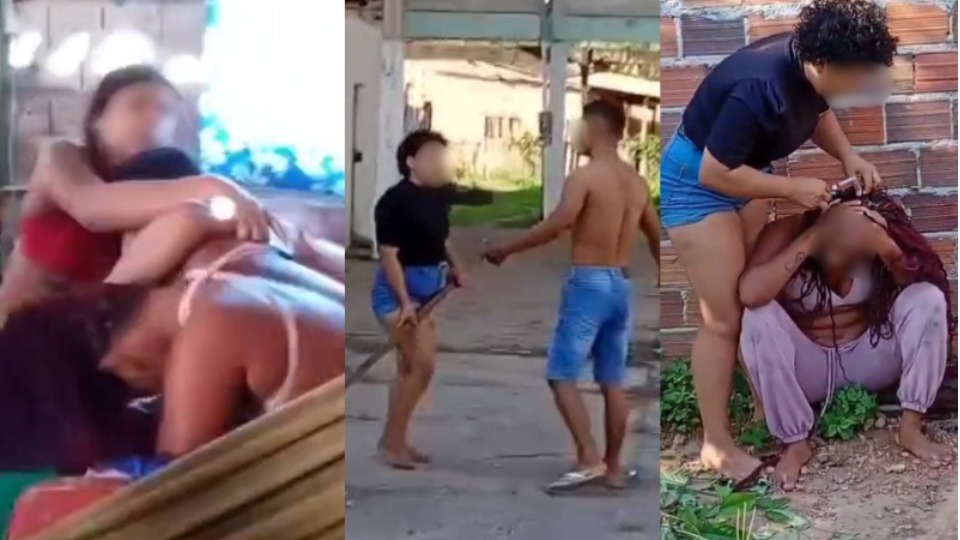 VÍDEO: Mulher corta cabelo de suposta amante: video:-mulher-corta-cabelo-de-suposta-amante: