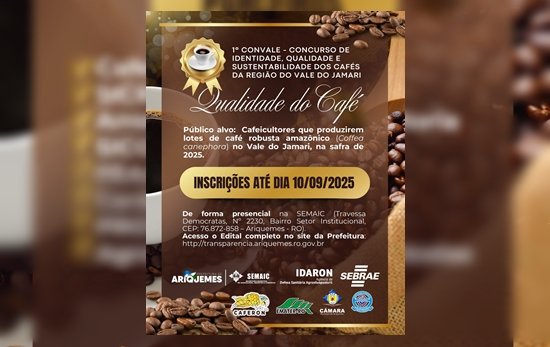 1º CONVALE – Concurso Regional de Qualidade do Café do Vale do Jamari 1o-convale-–-concurso-regional-de-qualidade-do-cafe-do-vale-do-jamari