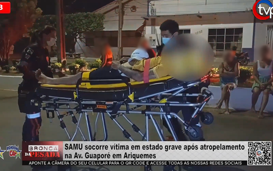 SAMU socorre vitima em estado grave após atropelamento na Av. Guaporé em Ariquemes samu-socorre-vitima-em-estado-grave-apos-atropelamento-na-av.-guapore-em-ariquemes