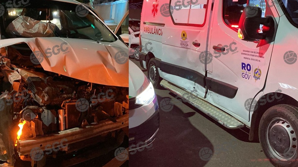 VÍDEO: Colisão entre carro e ambulância deixa uma pessoa ferida em Porto Velho video:-colisao-entre-carro-e-ambulancia-deixa-uma-pessoa-ferida-em-porto-velho