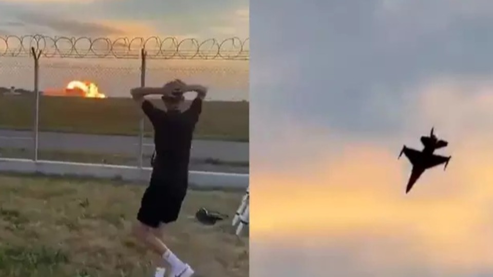 Piloto morre em queda de caça F-16 durante ensaio de show aéreo piloto-morre-em-queda-de-caca-f-16-durante-ensaio-de-show-aereo