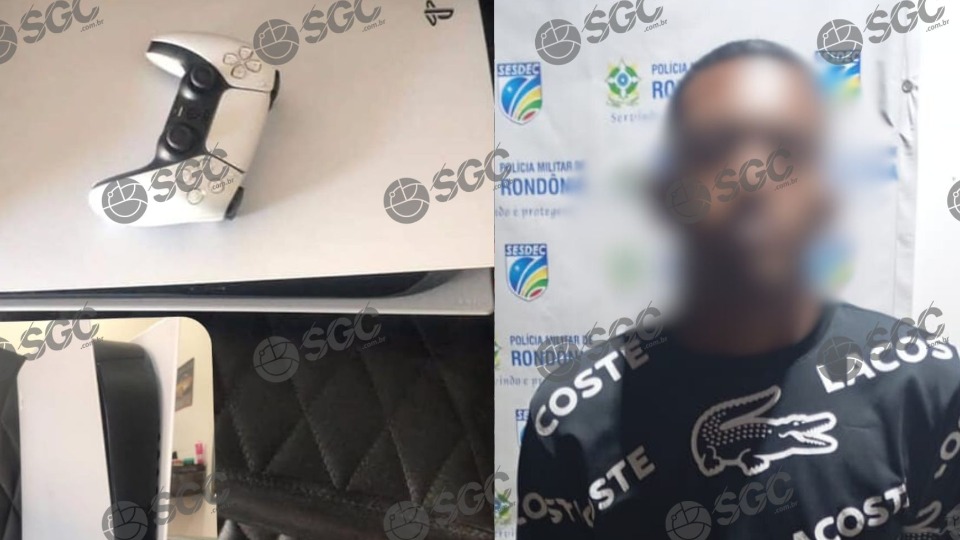 Suspeito é preso após furto de Playstation 5 em Rondônia suspeito-e-preso-apos-furto-de-playstation-5-em-rondonia