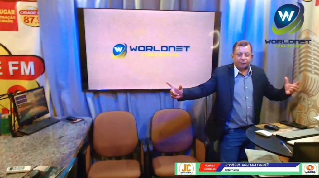 PUBLICIDADE WORLDNET FIBRA ÓPTICA