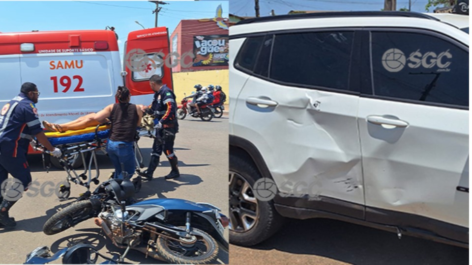 VÍDEO: Casal é socorrido ao hospital após colisão entre moto e carro em Porto Velho video:-casal-e-socorrido-ao-hospital-apos-colisao-entre-moto-e-carro-em-porto-velho