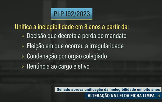 Lei da Ficha Limpa: Aprovada mudança na contagem do prazo de 8 anos de inelegibilidade lei-da-ficha-limpa:-aprovada-mudanca-na-contagem-do-prazo-de-8-anos-de-inelegibilidade