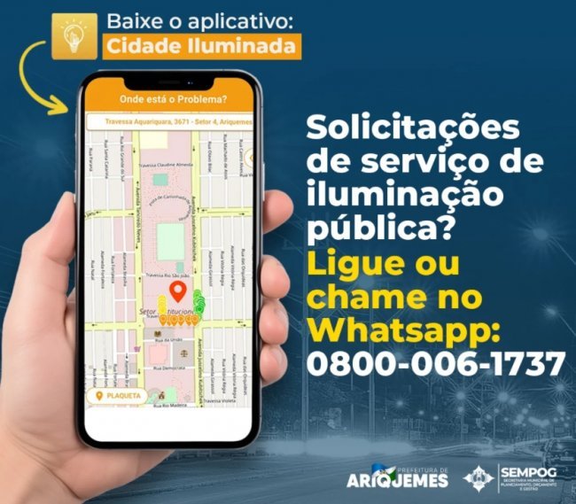 Solicitações de serviço de iluminação pública? Ligue ou chame no Whatsapp: 0800–006–1737 solicitacoes-de-servico-de-iluminacao-publica?-ligue-ou-chame-no-whatsapp:-0800–006–1737