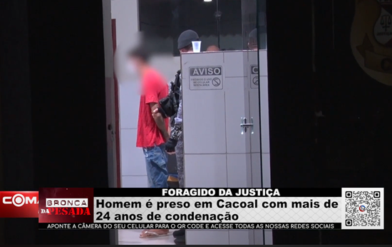 Foragido da Justiça, Homem é preso em Cacoal com mais de 24 anos de condenação foragido-da-justica,-homem-e-preso-em-cacoal-com-mais-de-24-anos-de-condenacao