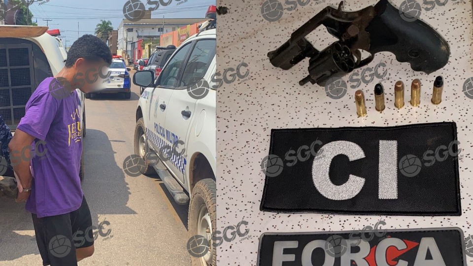 Suspeito é preso com arma de fogo em ação integrada na região Central suspeito-e-preso-com-arma-de-fogo-em-acao-integrada-na-regiao-central