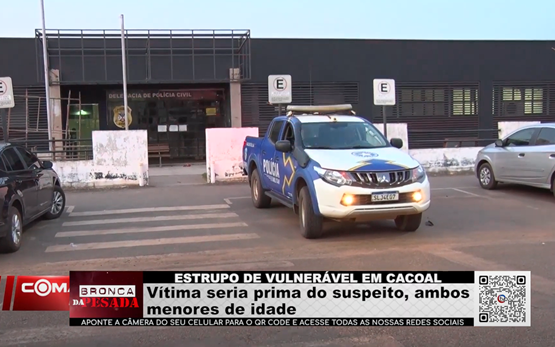Estupro de vulnerável em Cacoal: vítima seria prima do suspeito; ambos são menores de idade estupro-de-vulneravel-em-cacoal:-vitima-seria-prima-do-suspeito;-ambos-sao-menores-de-idade
