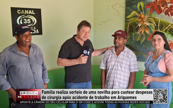 Família sorteia novilha para custear cirurgia após acidente de trabalho em Ariquemes familia-sorteia-novilha-para-custear-cirurgia-apos-acidente-de-trabalho-em-ariquemes