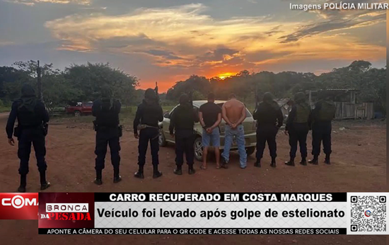Carro recuperado em Costa Marques após golpe de estelionato carro-recuperado-em-costa-marques-apos-golpe-de-estelionato