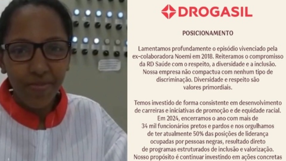 ´VIDEO: 'Escurecendo a loja': funcionária de farmácia é vítima de racismo no 1º dia de trabalho ´video:-'escurecendo-a-loja':-funcionaria-de-farmacia-e-vitima-de-racismo-no-1o-dia-de-trabalho