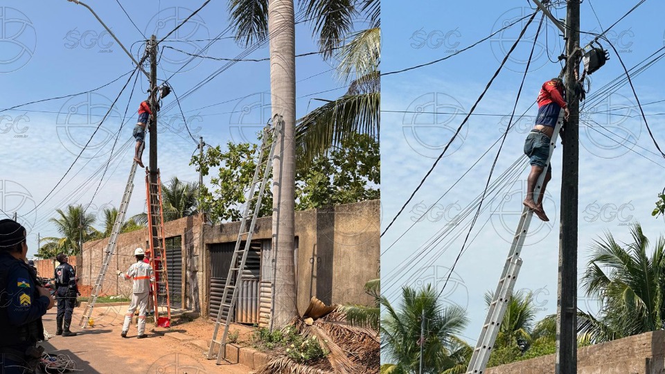 VÍDEO: Eletricista morre após sofrer descarga elétrica em Porto Velho video:-eletricista-morre-apos-sofrer-descarga-eletrica-em-porto-velho