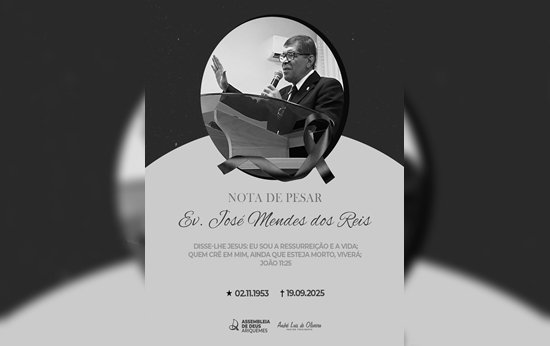 Nota de Pesar: Ev. José Mendes Dos Reis nota-de-pesar:-ev.-jose-mendes-dos-reis