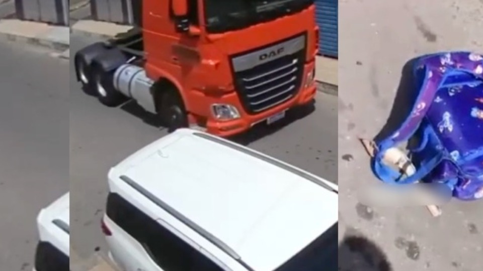 VÍDEO: mulher morre atropelada enquanto levava o filho de bicicleta para escola video:-mulher-morre-atropelada-enquanto-levava-o-filho-de-bicicleta-para-escola